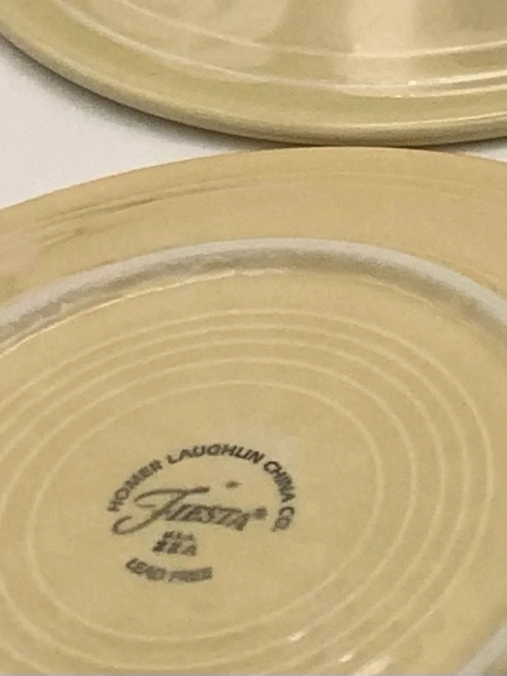 Four Fiesta Dessert Plates